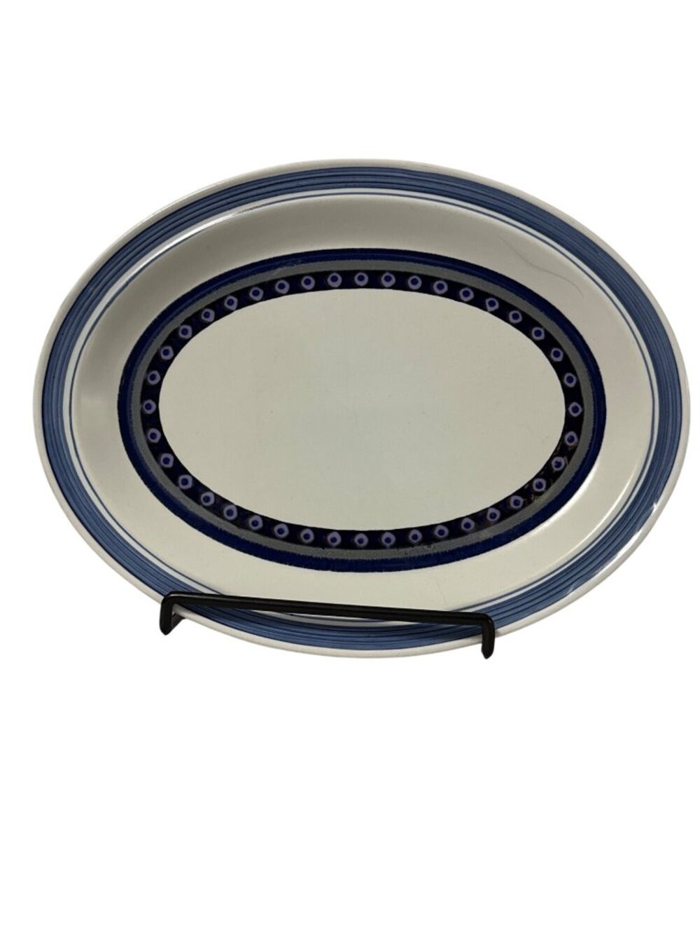 Royal Doulton Tangier Lambeth Stoneware Oval Serving Platter England 13"